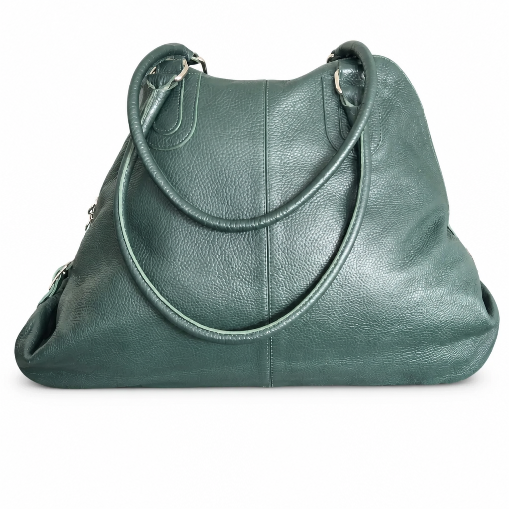The Emerald Leather Tote Bag