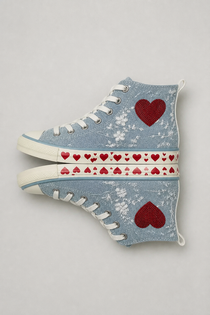 Like New | Krüger Sneaker Heart Embroidery 42 EU