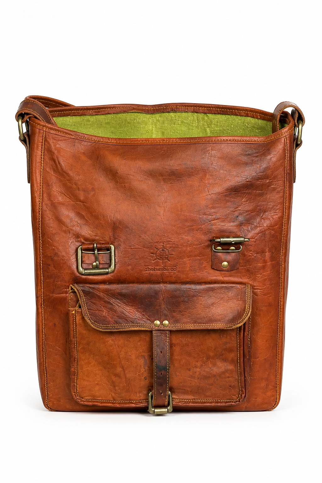 The Human Era Vintage Backpack Leather Handcrafted