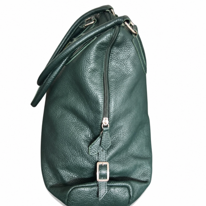The Emerald Leather Tote Bag