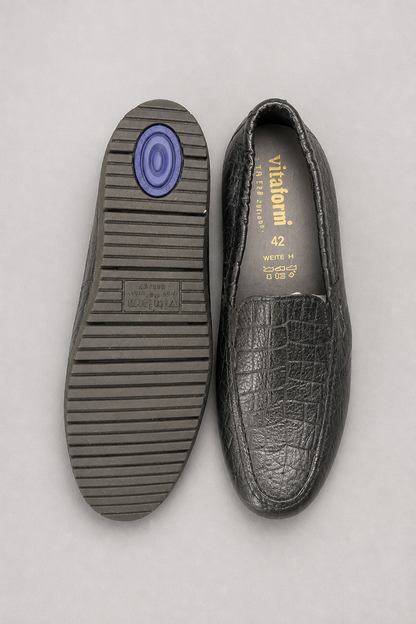 Like New | Vitaform Leather Slip-On Loafers Size 42 EU
