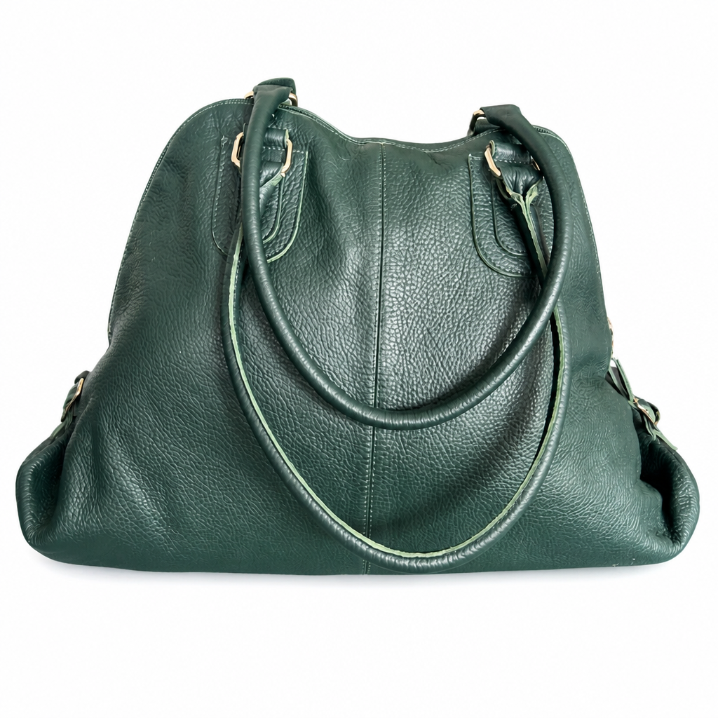 The Emerald Leather Tote Bag