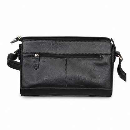 Like New | Classic Black Leather PICARD Crossbody