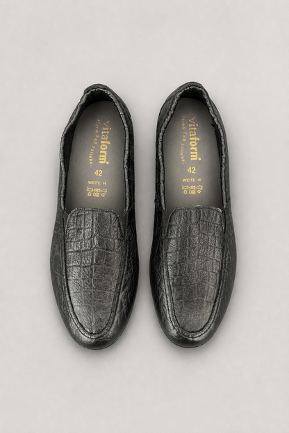 Like New | Vitaform Leather Slip-On Loafers Size 42 EU